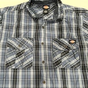 Dickies Blue Button-up